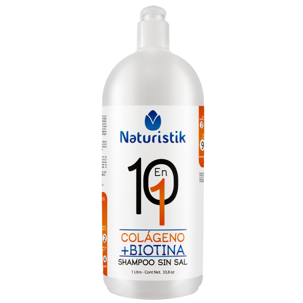 Shampoo Colágeno + Biotina Naturistik