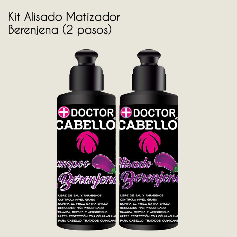 Combo Alisado Matizador Berenjena (Paso 1 y paso 2)