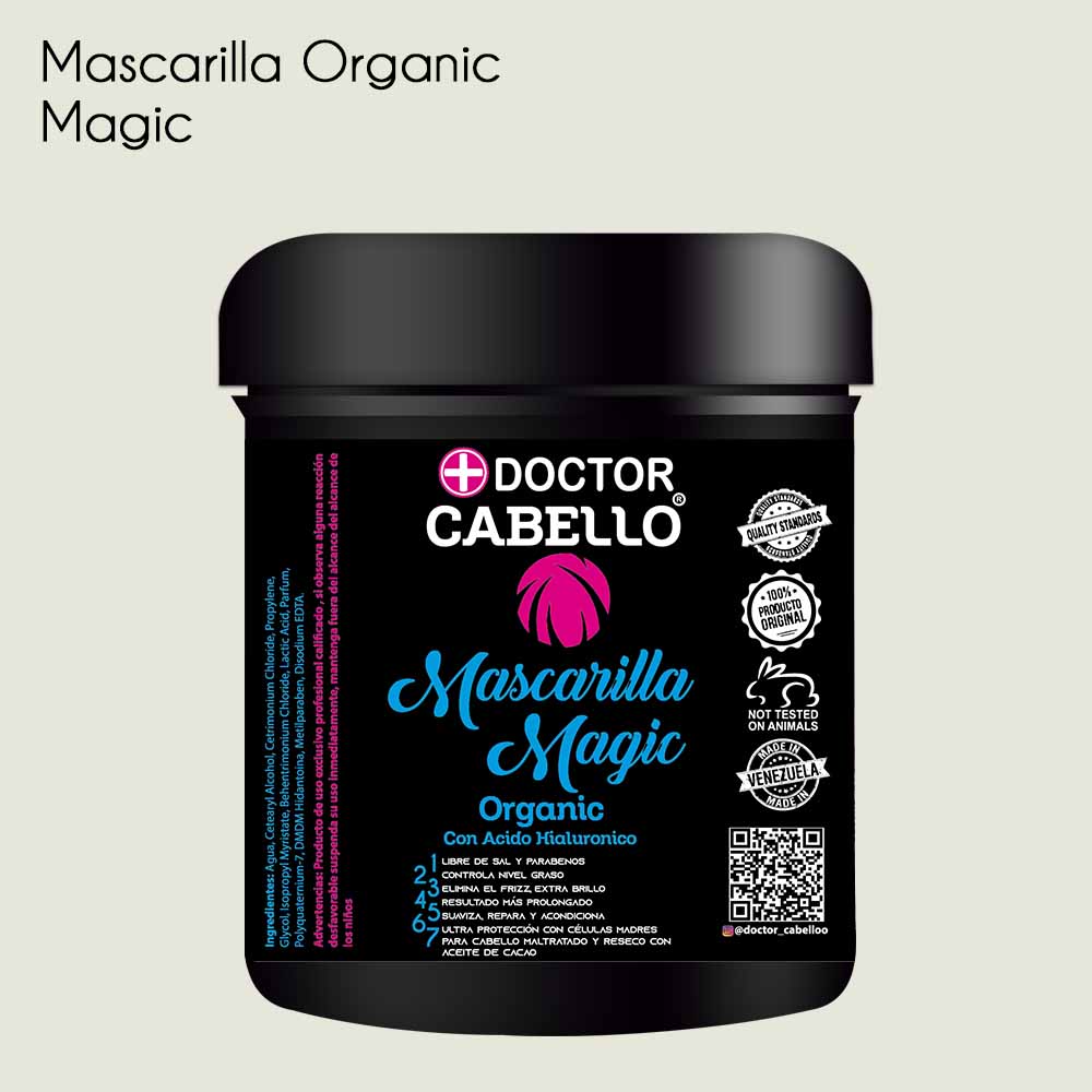 Mascarilla Magic Organic con Acido Hialuronico 500gr