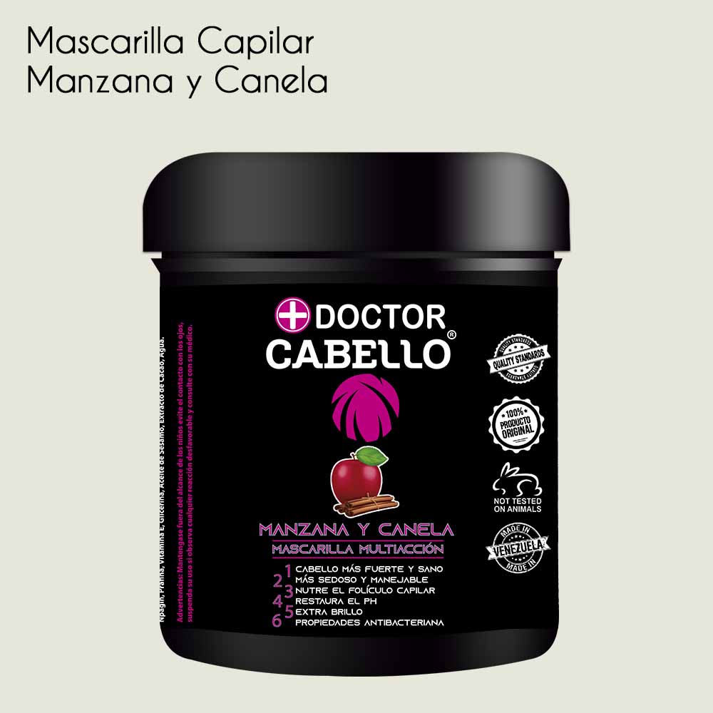 Mascarilla Manzana y canela