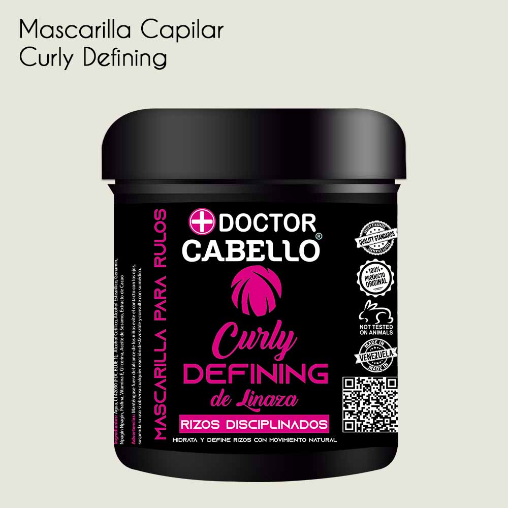 Mascarilla Curly Defining de linaza