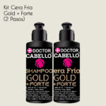 Combo Alisado Cera Fría Gold + Forte 120ml (Paso 1 y paso 2)