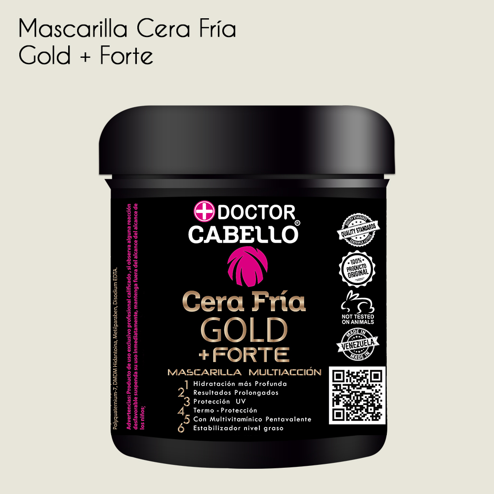 Mascarilla Cera Fría Gold + Forte 240gr