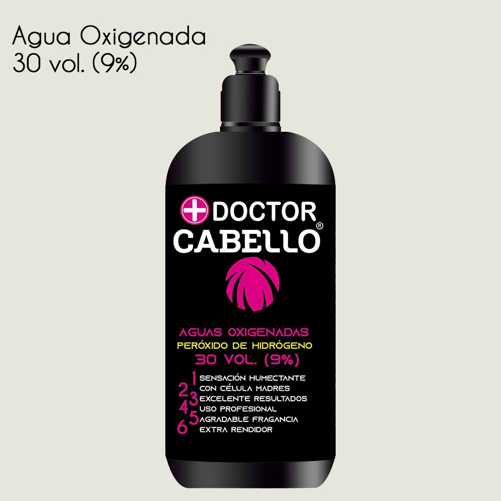 Agua Oxigenada 30 Vol 1 litro