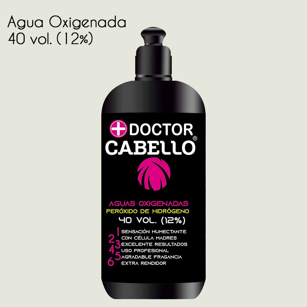 Agua Oxigenada 40 Vol 1 litro